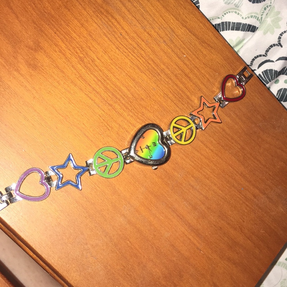 Kids peace sign watch